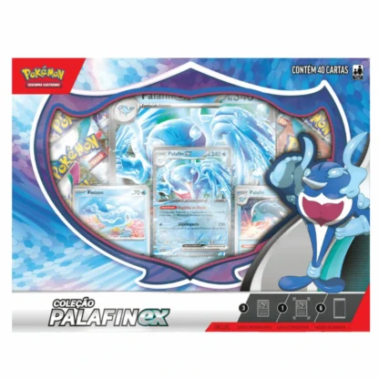 Cartas Pokémon Box Coleção Palafin Ex - Copag