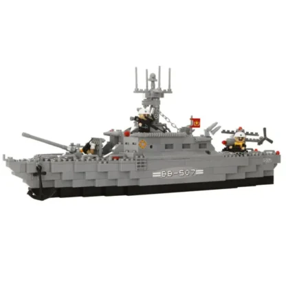 Blocos de montar navio 458 peças - Ban Bao