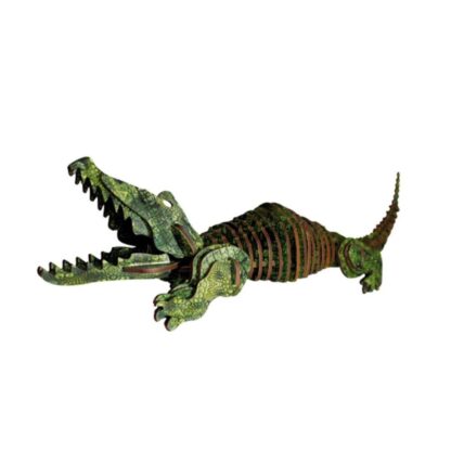 Quebra-cabeça 3D em madeira crocodilo - Brincadeira de criança - Image 2