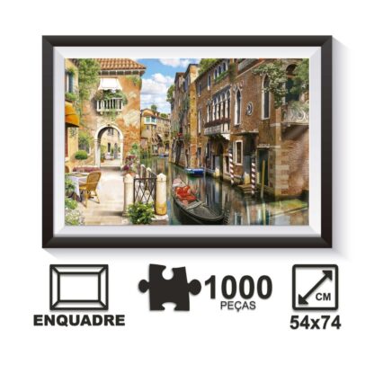 Quebra-cabeça Veneza 1000 peças - Pais e Filhos - Image 2