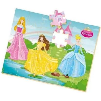 Quebra-cabeça em madeira princesas - Nig