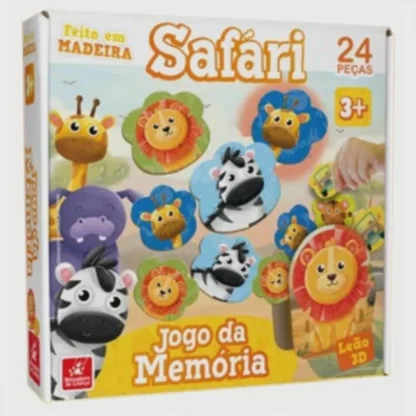 Jogo da memória safari em madeira - Brincadeira de criança - Image 2