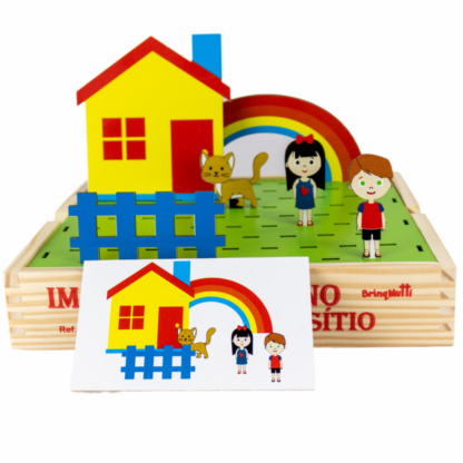 Brinquedo Imagem em Plano Sítio tabuleiro com cenários - BrinqMutti