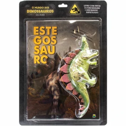 Livro Brinquedo Ilustrado Dinossauro Estegossauro - Todolivro