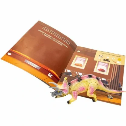 Livro Brinquedo Ilustrado Dinossauro Triceratopo articulado - Todolivro - Image 2