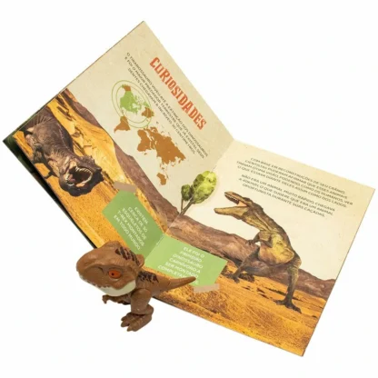 Livro Brinquedo Ilustrado Dinossauro minidinos  T-Rex - Todolivro - Image 2