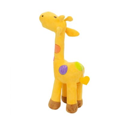 Girafa de pelúcia com bolinhas coloridas e rabinho de coração - Fofy toys - Image 2