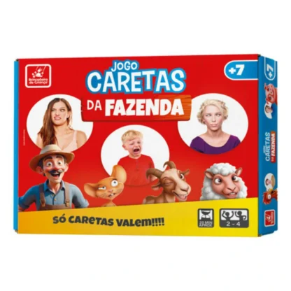 Jogo Caretas da Fazenda em madeira -  Brincadeira de Criança